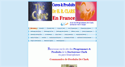 Desktop Screenshot of drclark-france.com