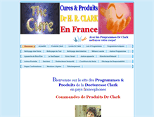 Tablet Screenshot of drclark-france.com